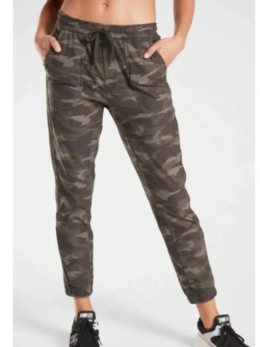 Athleta Farallon Camo Jogger Pants Sweats 535275 Women's Size 8P